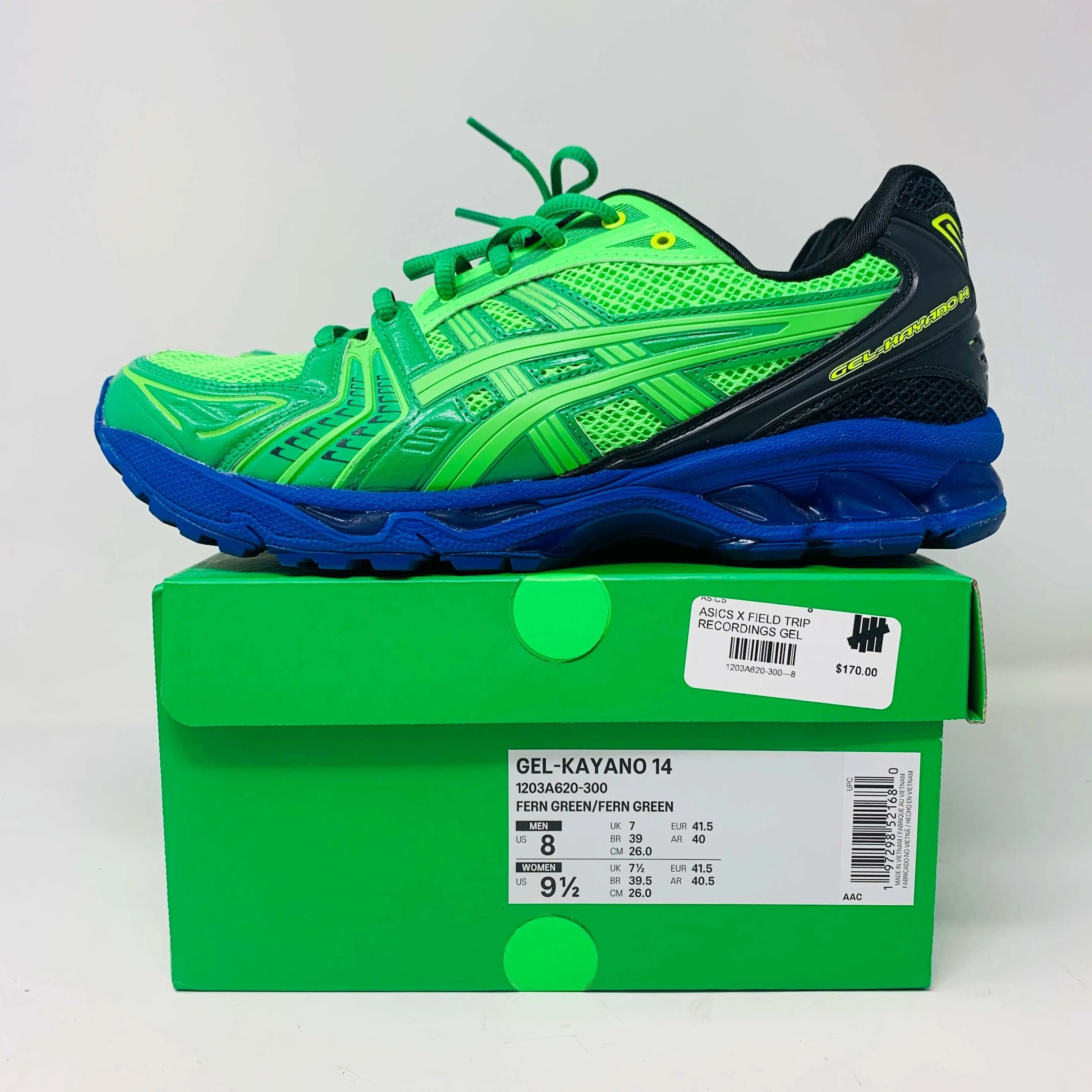ASICS Gel-Kayano 14 Field Trip Recordings Fern Green Asics Shoes For Heel Spurs