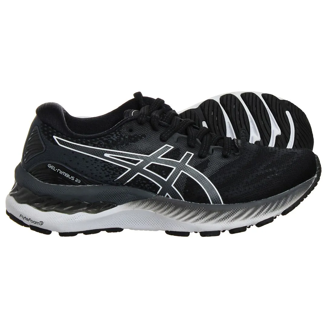 Asics Gel-Nimbus 23 Womens Black Running Trainers Carbon Plated Asics