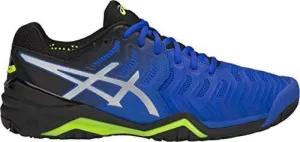 Asics Studded Running Shoes ASICS Gel-Resolution 7 Men's Tennis Shoe, Illusion Blue/Silver, 10.5 D US