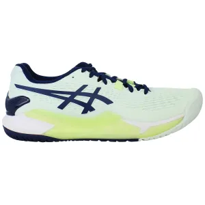 Asics Gel-Resolution 9 Womens Blue Tennis Shoes Asic Shoe Laces