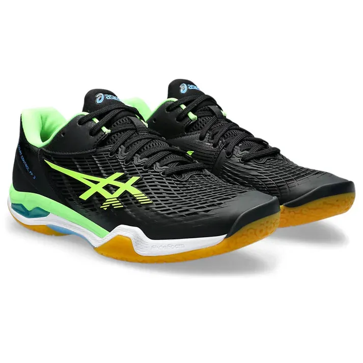 Asics Men's Court Control FF 3 Badminton Shoes (Black/Lime Burst) Asics Shoes Gel-1130