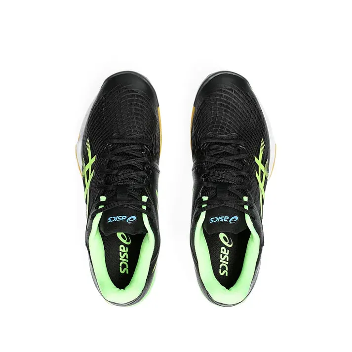 Asics Toddler Shoes Asics Men's Court Control FF 3 Badminton Shoes (Black/Lime Burst)