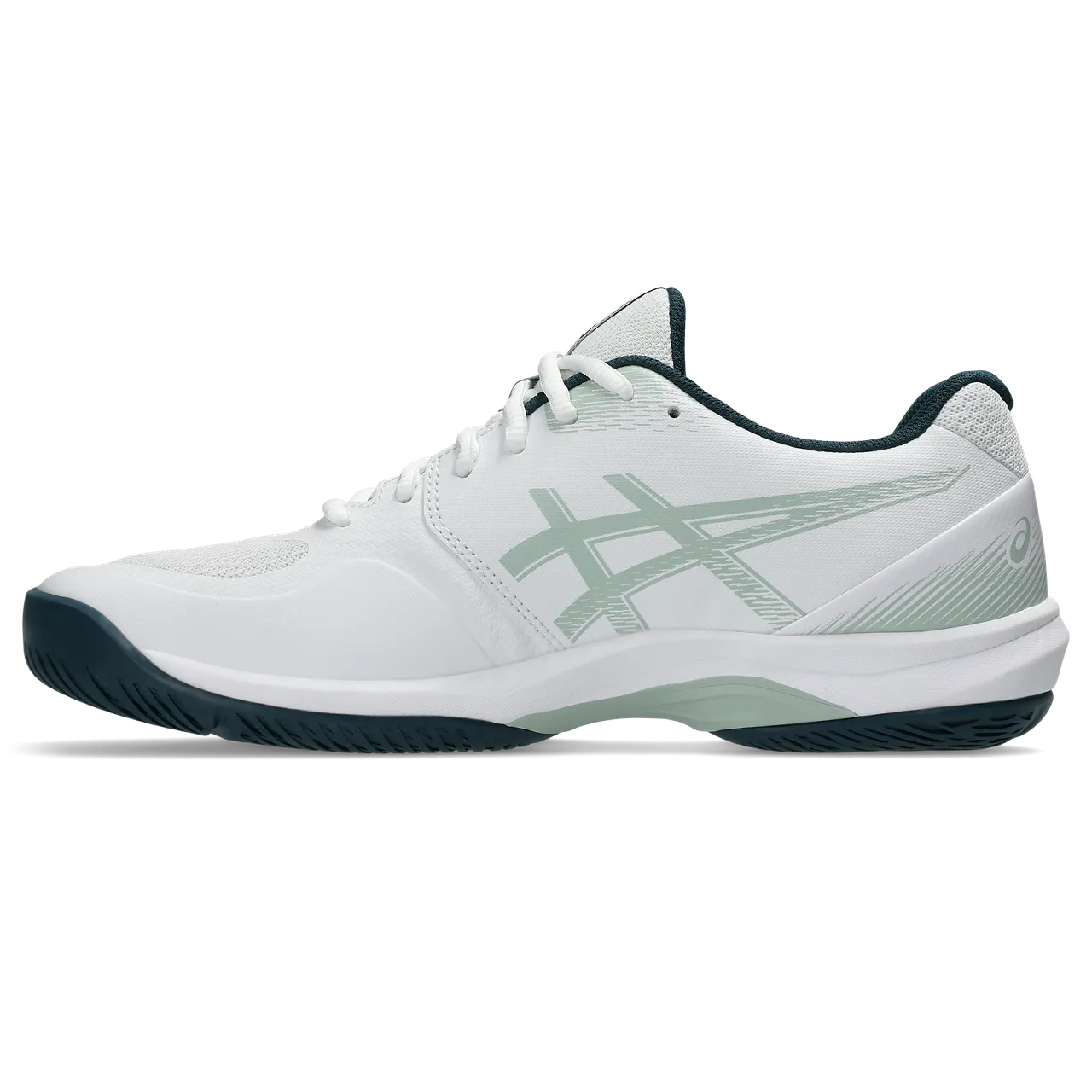Asics Solution Speed Ff Tennis Shoe Asics Men's Court Hunter FF Indoor Court Shoes AW25 White Lichen Rock