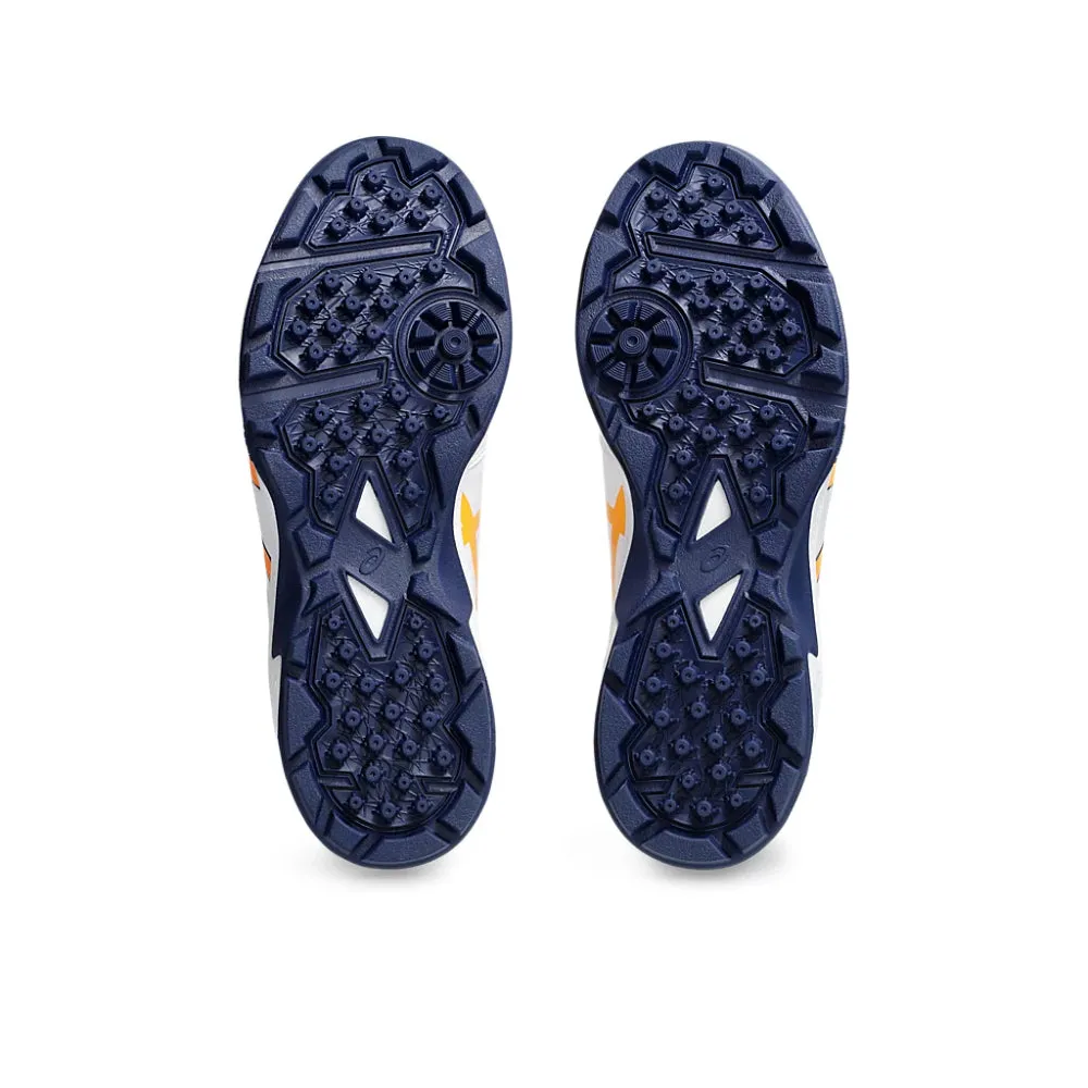 ASICS Men's Gel-Peake 2 GS Cricket Shoe (White/Orange) Kiko Kostadinov X Asics Shoes