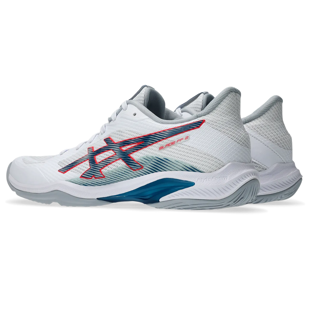 Walmart Asics Shoes Asics Men's Blade FF 2 Indoor Court Shoes AW25 White Mako Blue