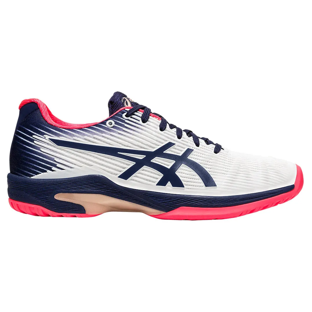 Asics Shoe Reviews Asics Solution Speed FF White Peacoat Womens Tennis Shoes
