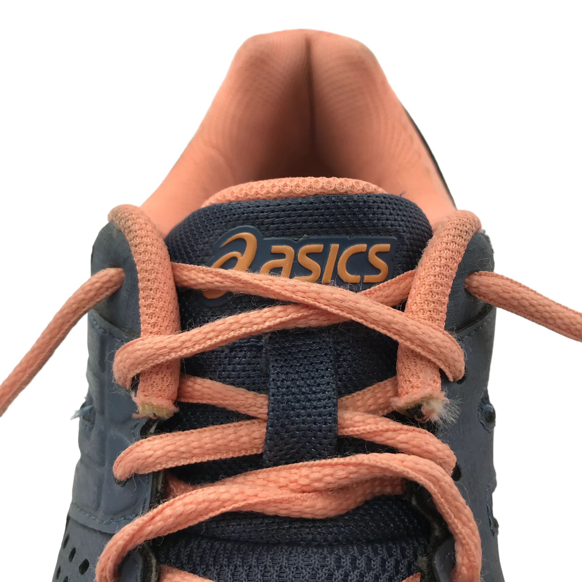 Asics Shoes Benefits Asics Trainers Shoe Size 3 Grey and Peachy with Laces