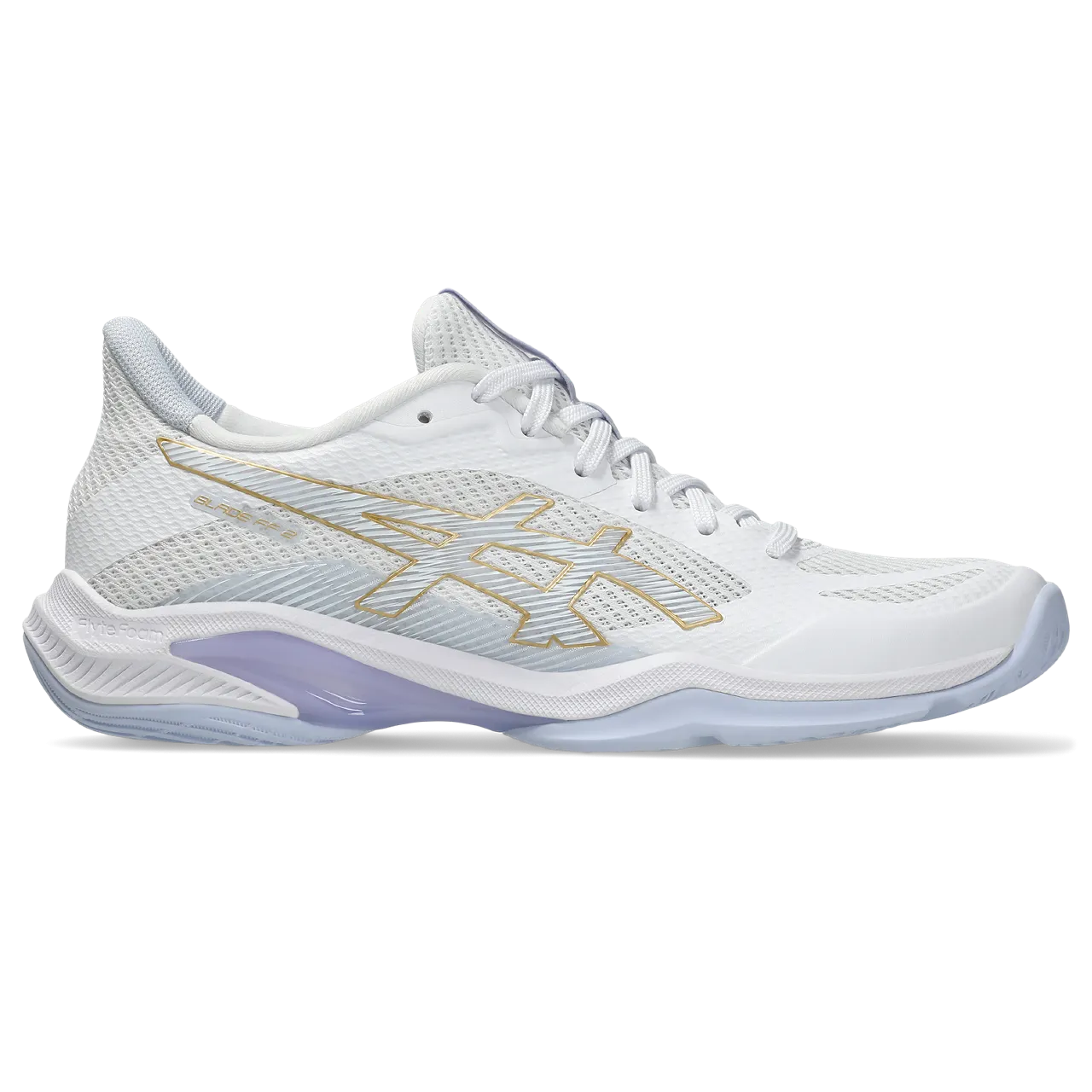Asics Women's Blade FF 2 Indoor Court Shoes AW25 White Blue Fade Asics Running Shoes Store Locator