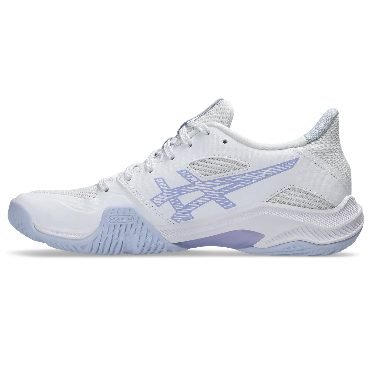 Asics Women's Blade FF 2 Indoor Court Shoes AW25 White Blue Fade Best Asics Running Shoes For Achilles Tendonitis