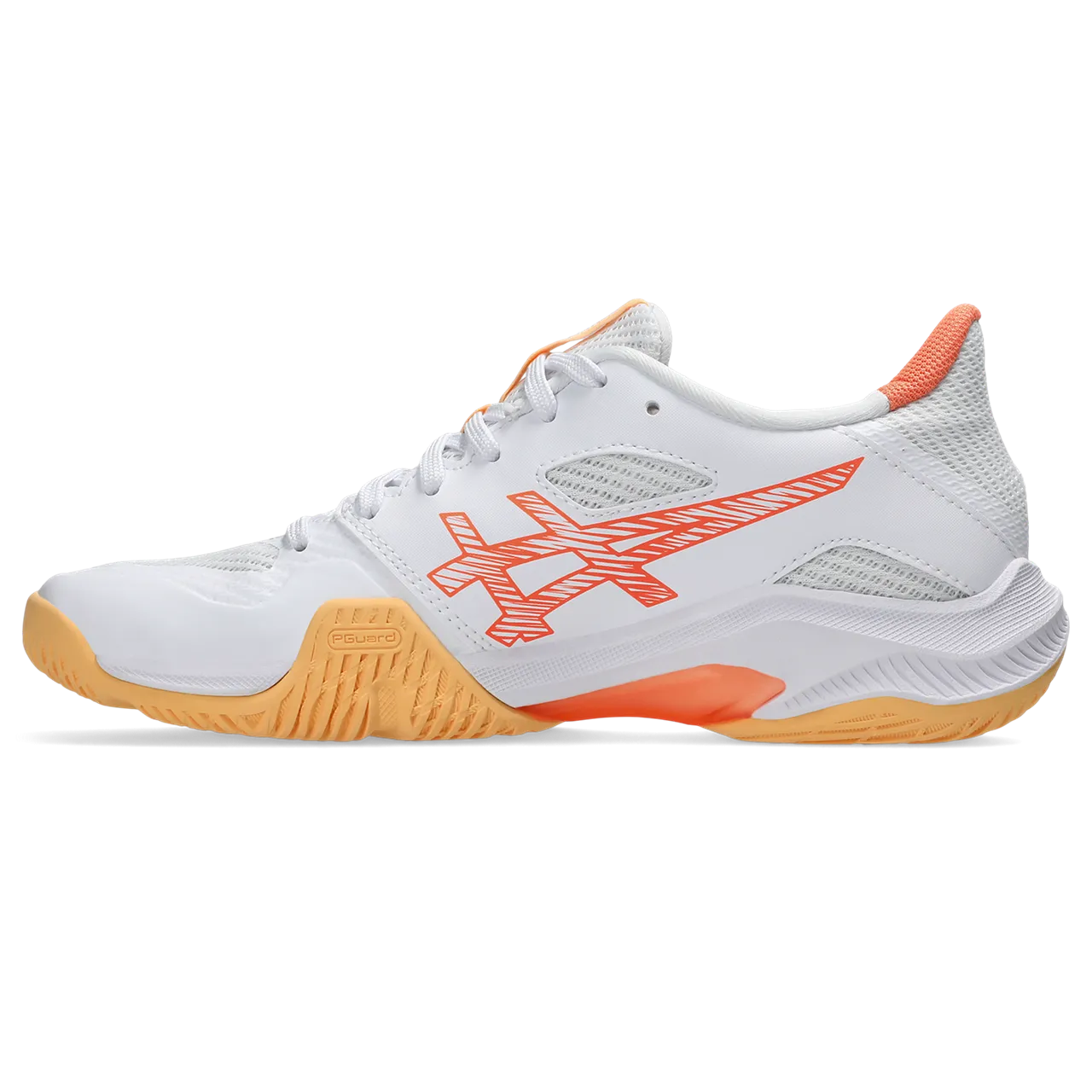 Asics Dress Shoes Asics Women's Blade FF 2 Indoor Court Shoes AW25 White Vivid Coral