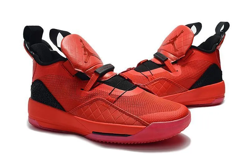 Nike Air Jordan 33 Red Black Men Shoes Sale Size US 7,8,8.5,9.5,10,11,12 Asics Training Shoes