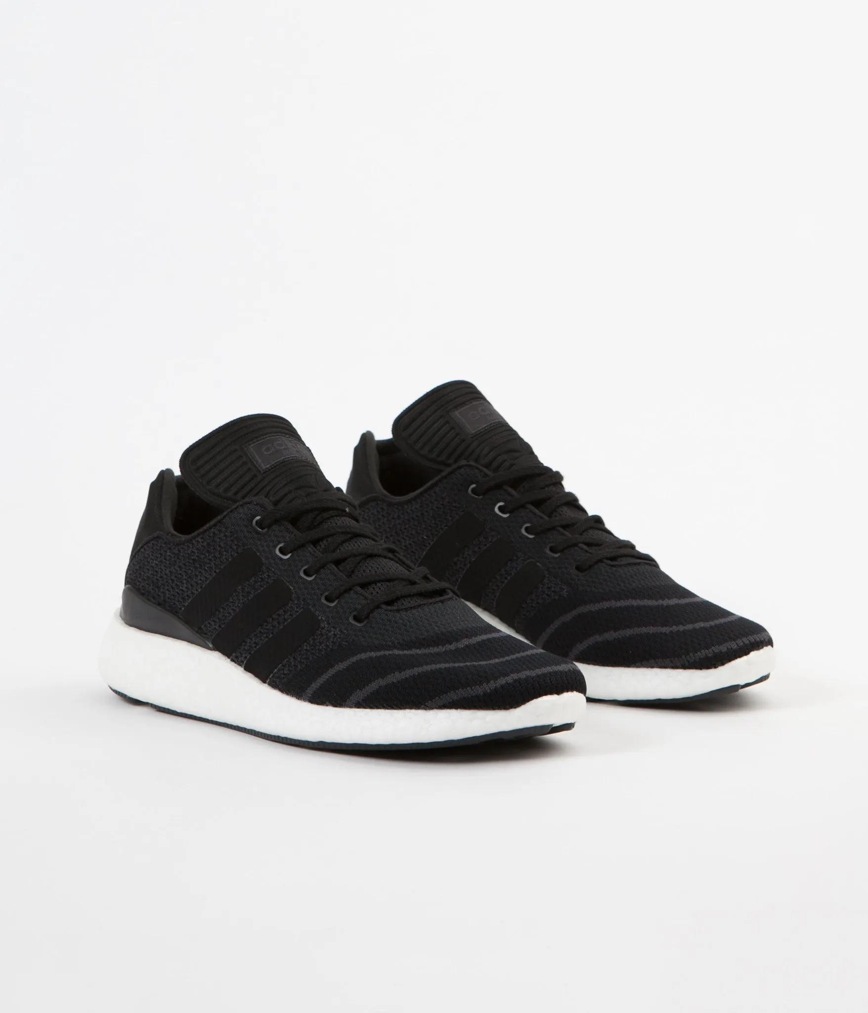 Adidas Ocean Recycled Shoes Adidas Busenitz Pure Boost Shoes - Core Black / Core Black / White