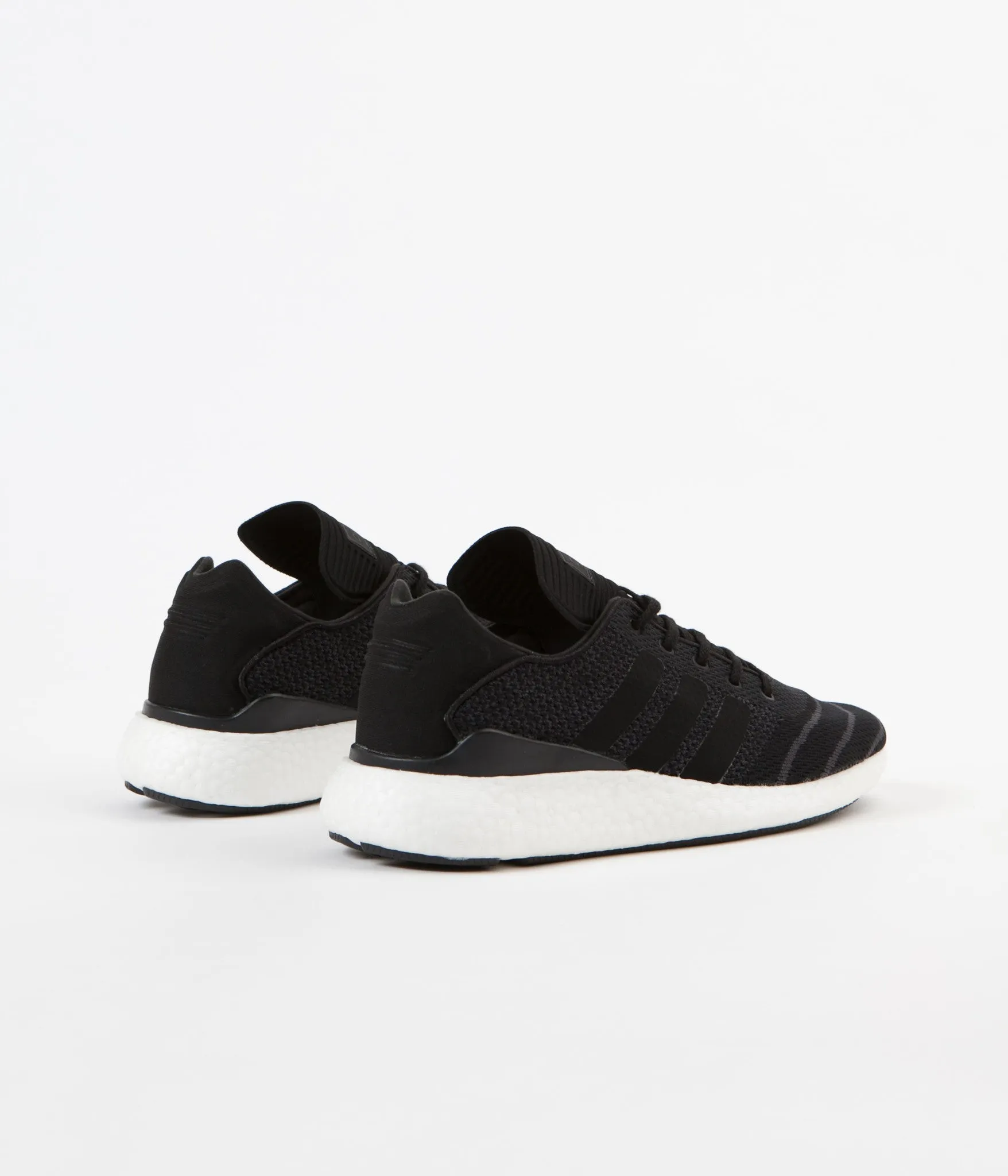 Adidas Busenitz Pure Boost Shoes - Core Black / Core Black / White Adidas Retro Skate Shoes