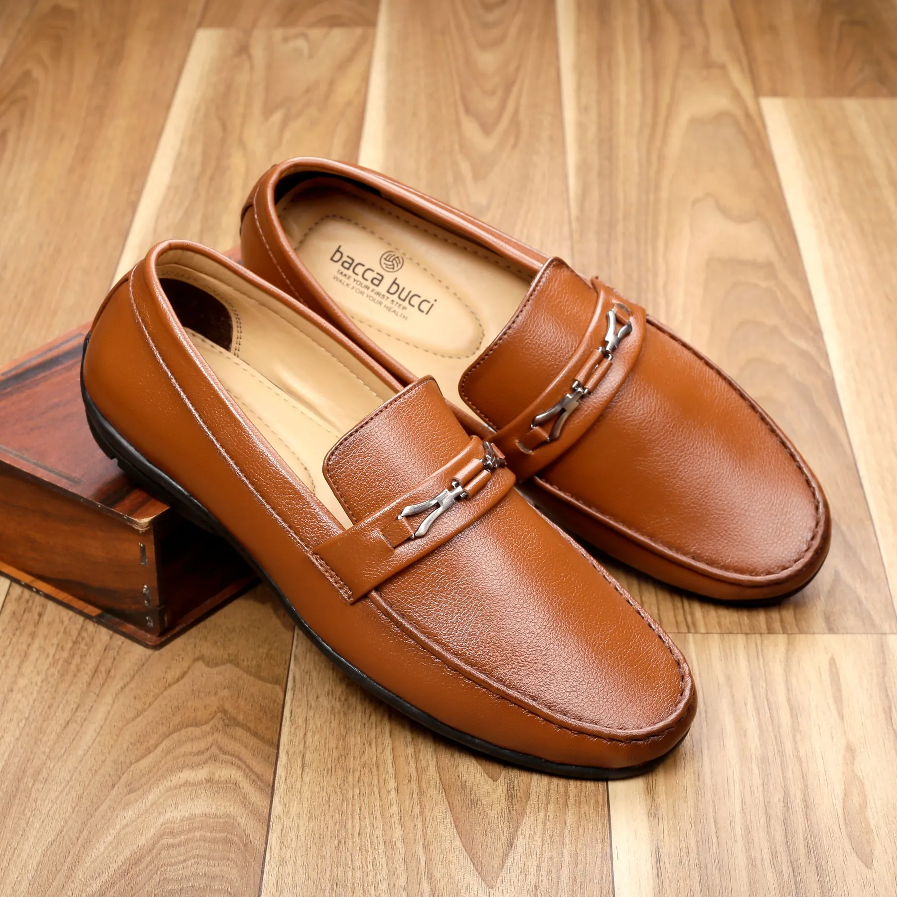 Praying Praying Loafers Bacca Bucci Men's LUNA Casual Slip-On Loafers Moccasins Lightweight Driving Shoes