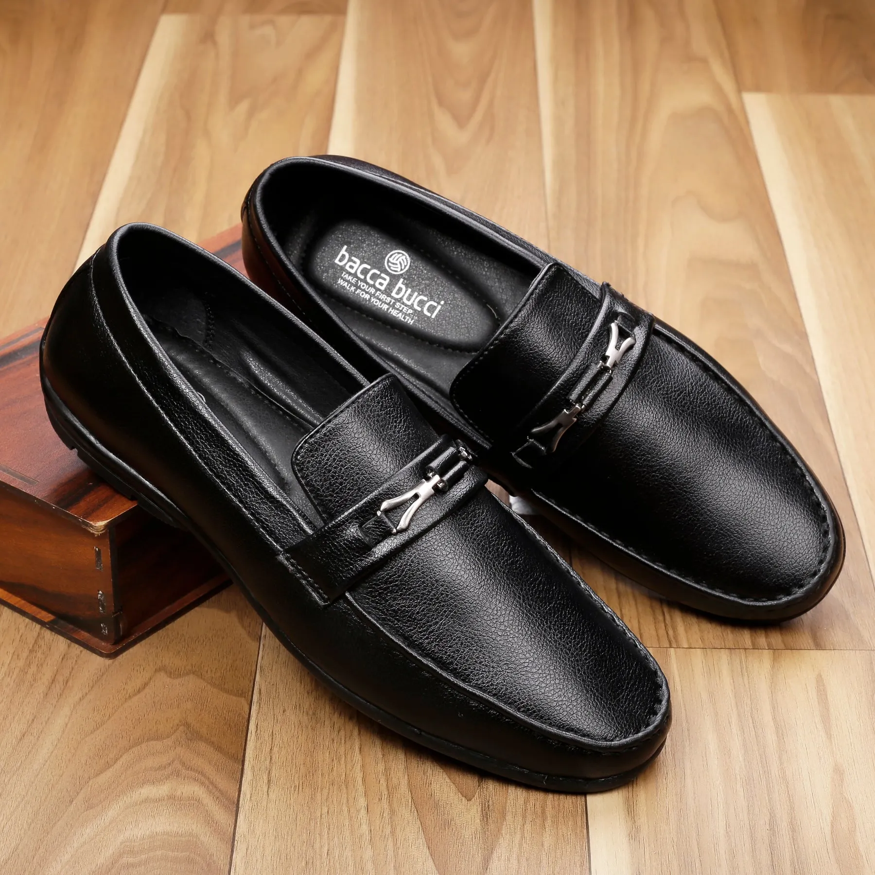 Bacca Bucci Men's LUNA Casual Slip-On Loafers Moccasins Lightweight Driving Shoes Vagabond Loafers