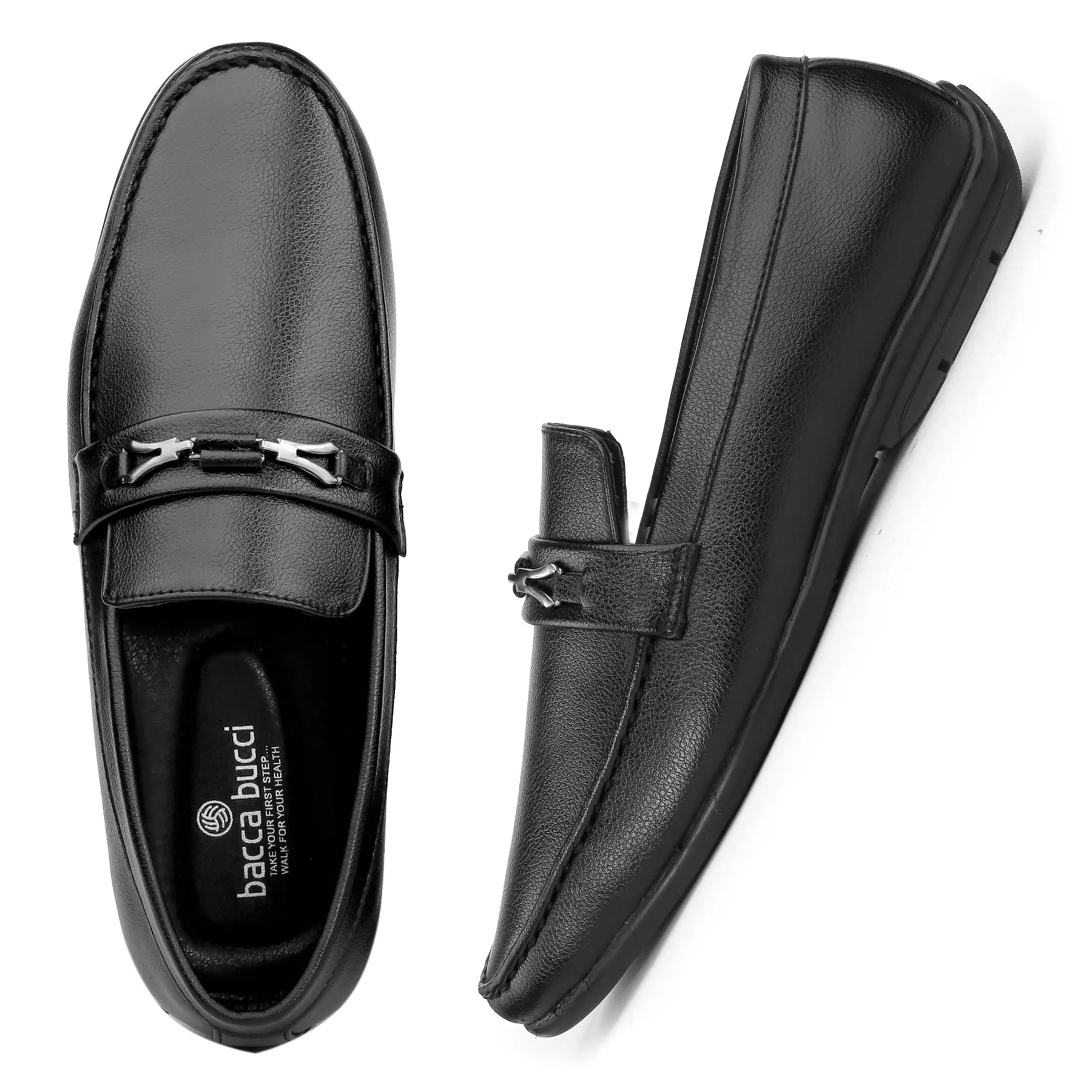 Bacca Bucci Men's LUNA Casual Slip-On Loafers Moccasins Lightweight Driving Shoes Hunter Loafers