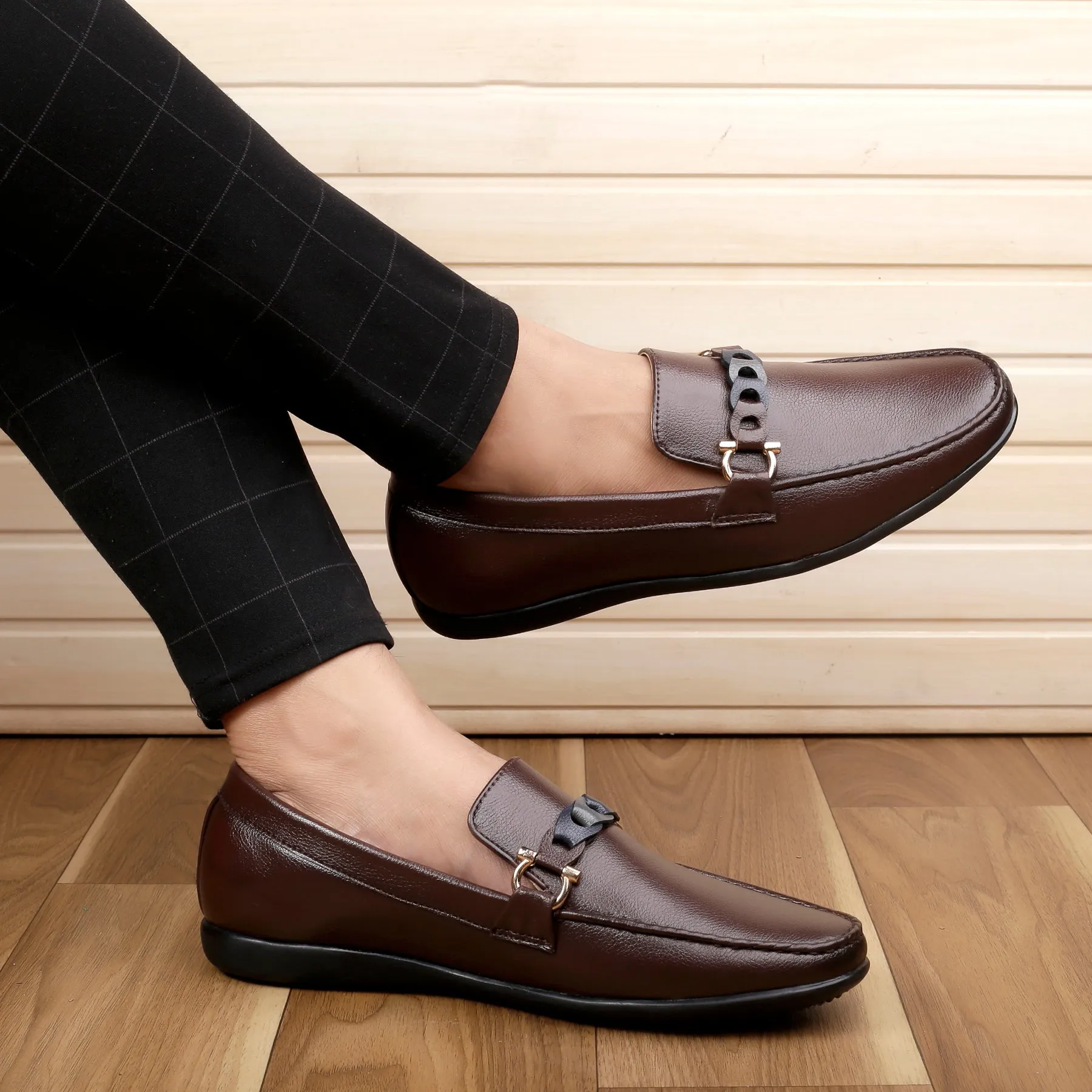 Bacca Bucci Men's VEGAS Casual Slip-On Loafers Moccasins Lightweight Driving Shoes Banana Republic Penny Loafers