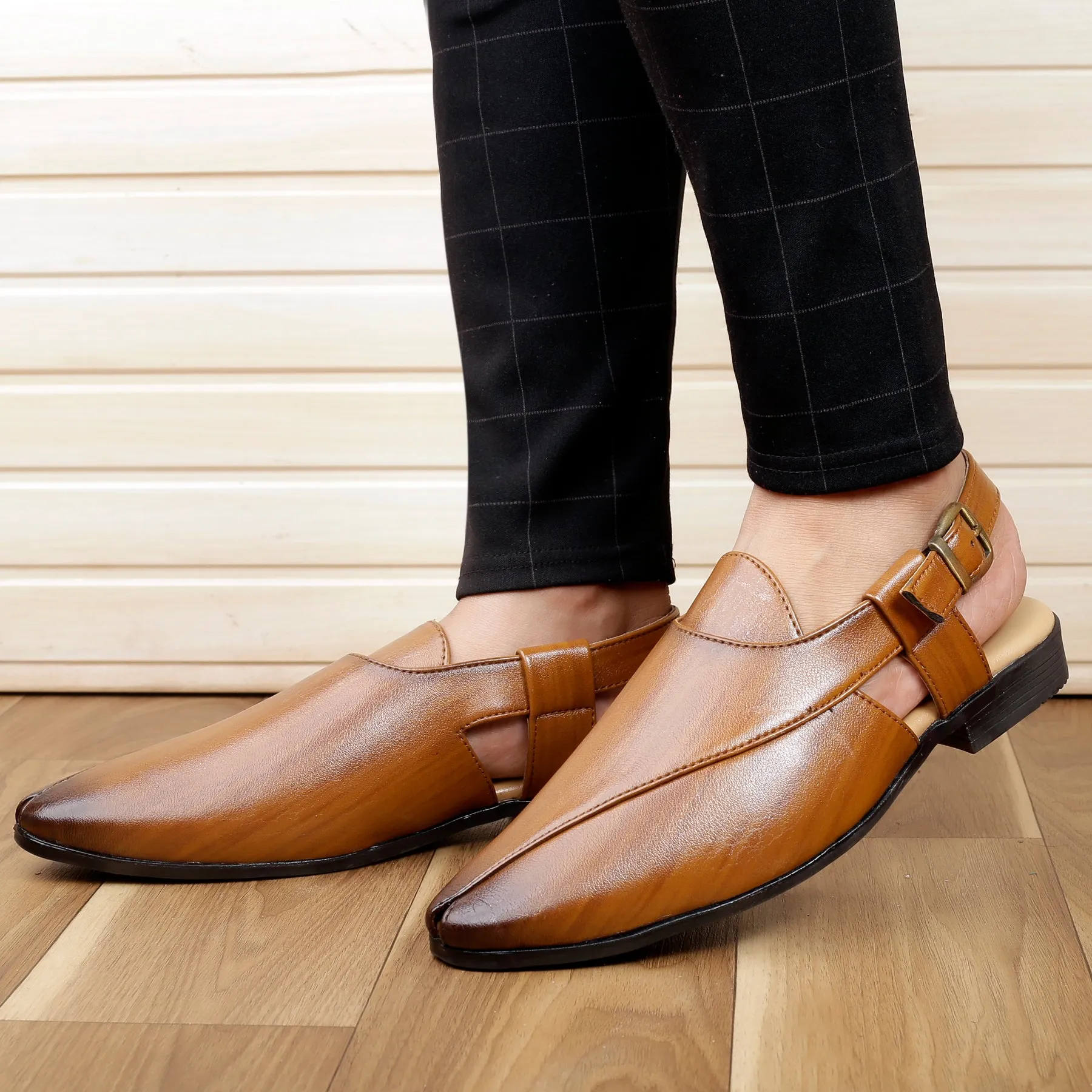 Bacca Bucci NOBILITY Close-Toe Outdoor Open Ethnic Sandals with Buckle Unisex-adult Echo Slide