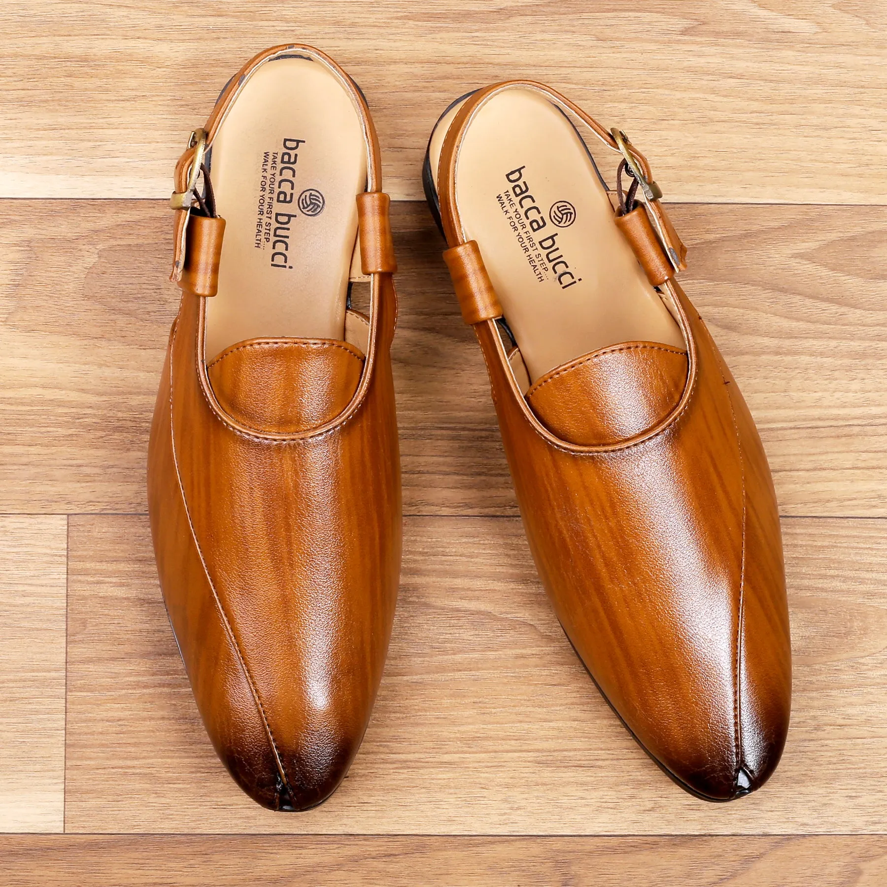 Bacca Bucci NOBILITY Close-Toe Outdoor Open Ethnic Sandals with Buckle Perry The Platypus Slippers