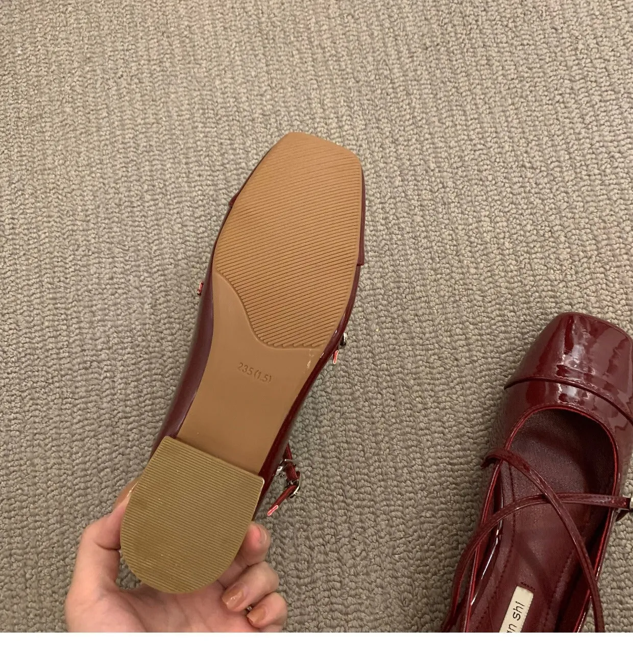 Ballerina style Flat Shoes(Pre-Book) Flat Footed Running Shoes