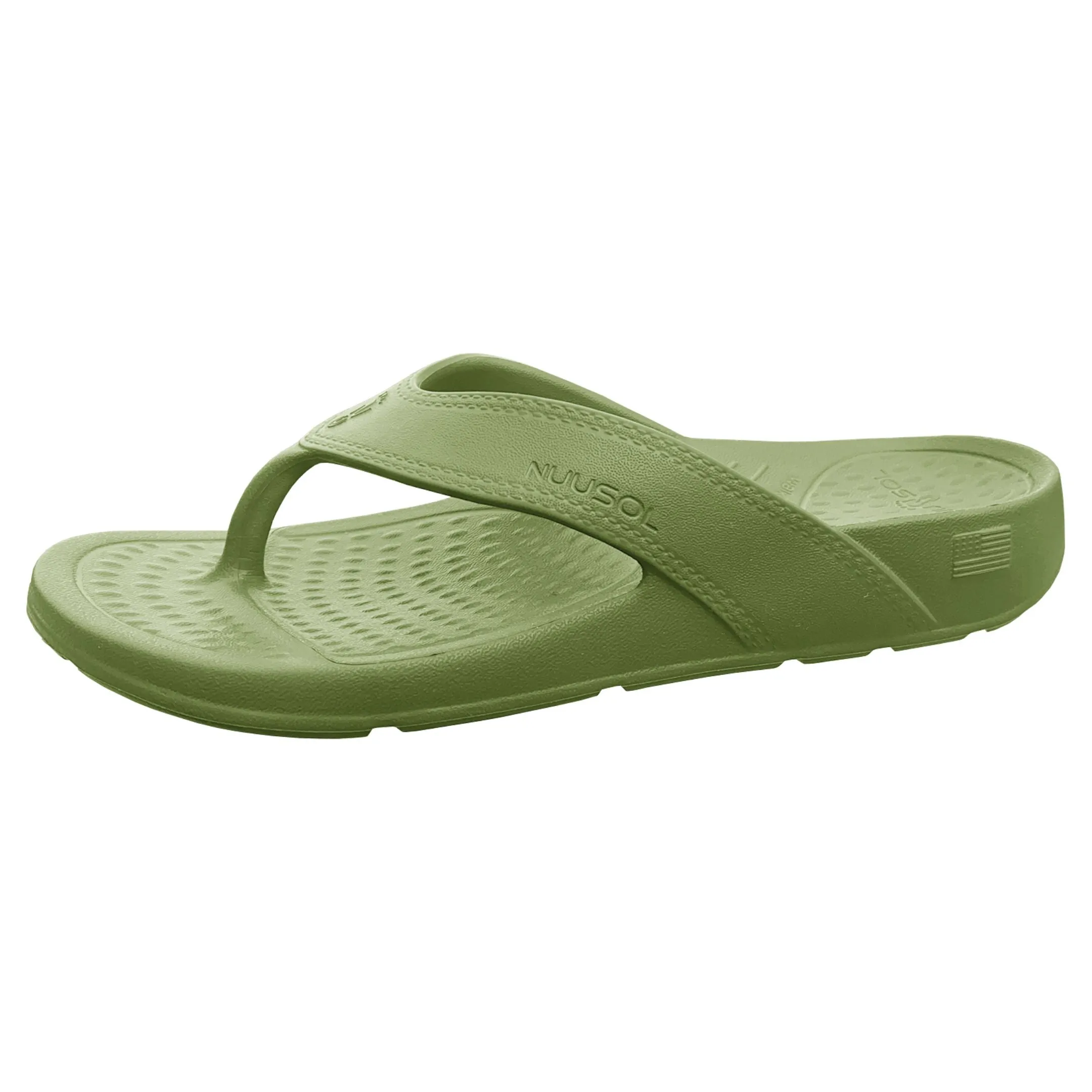 NUUSOL MEN'S CASCADE FLIP FLOP - GREEN Free Target Slippers