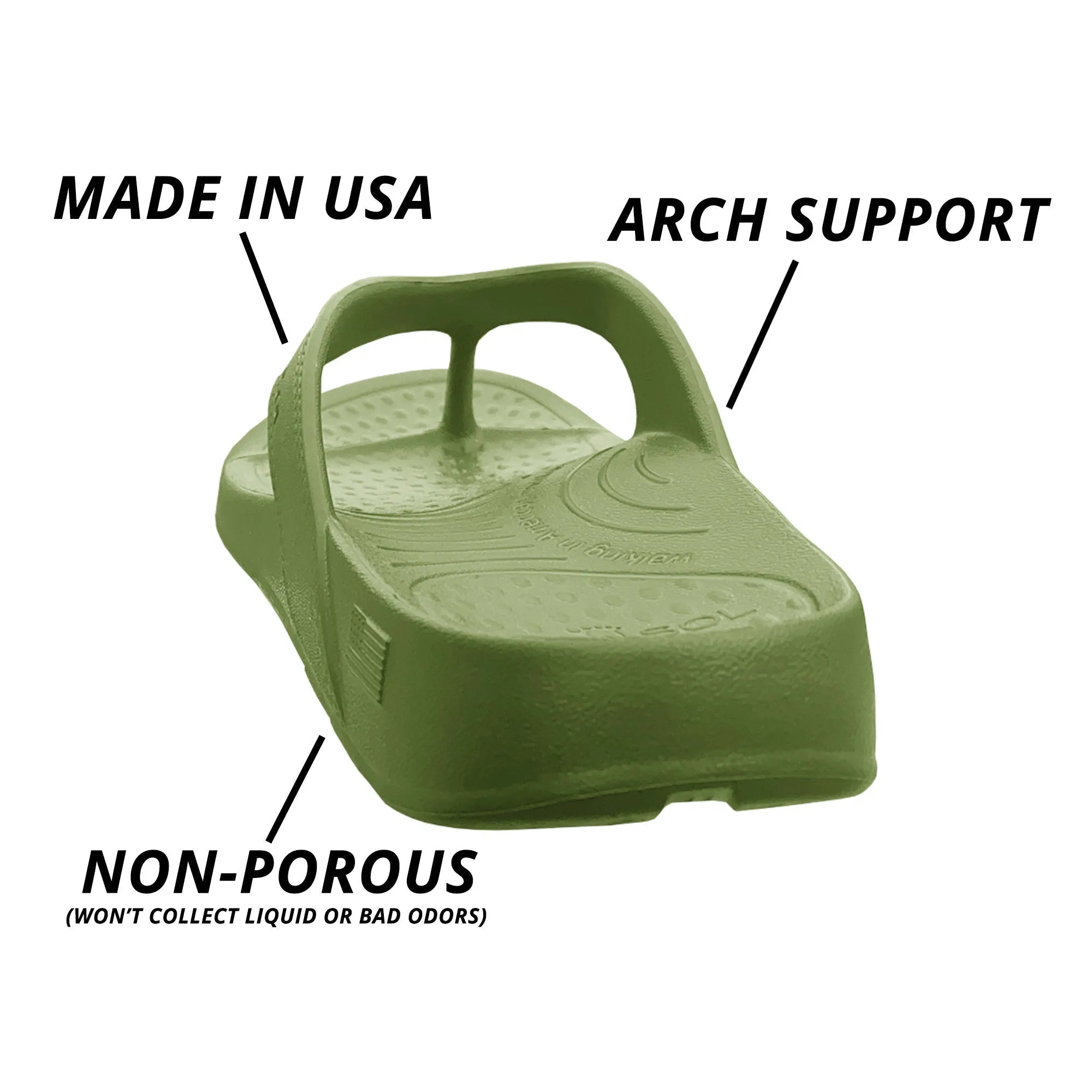 Redess Slippers NUUSOL MEN'S CASCADE FLIP FLOP - GREEN