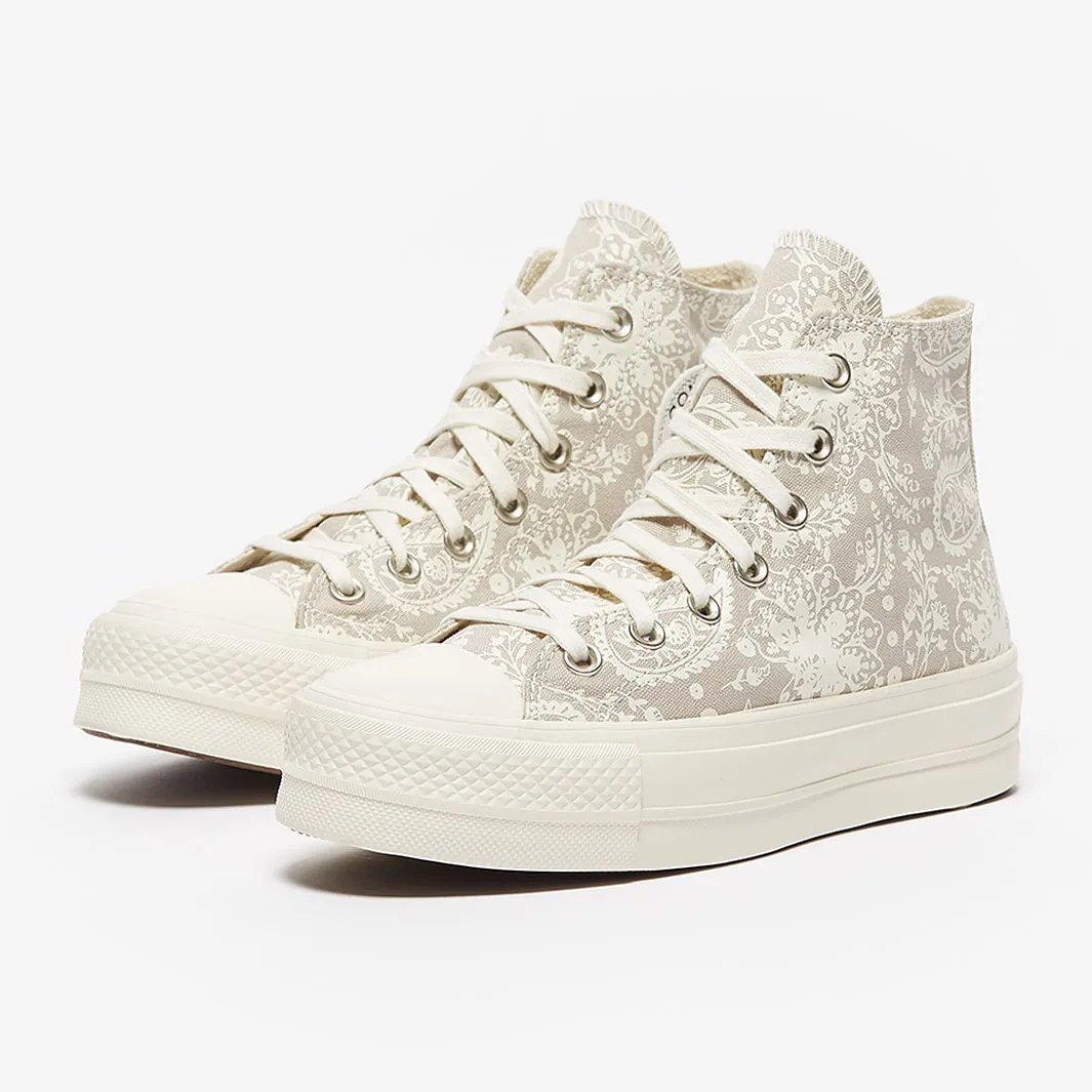 Tennis Classic Casual Shoes Converse Womens Fall Florals Ctas Lift Hi