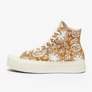 Converse Womens Fall Florals Ctas Lift Hi Best Comfy Casual Shoes