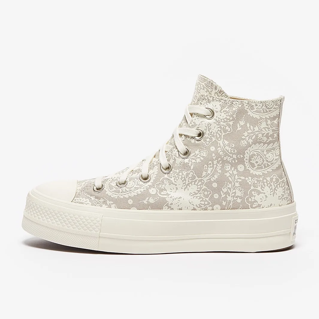 Converse Womens Fall Florals Ctas Lift Hi Wayne Casual Shoes