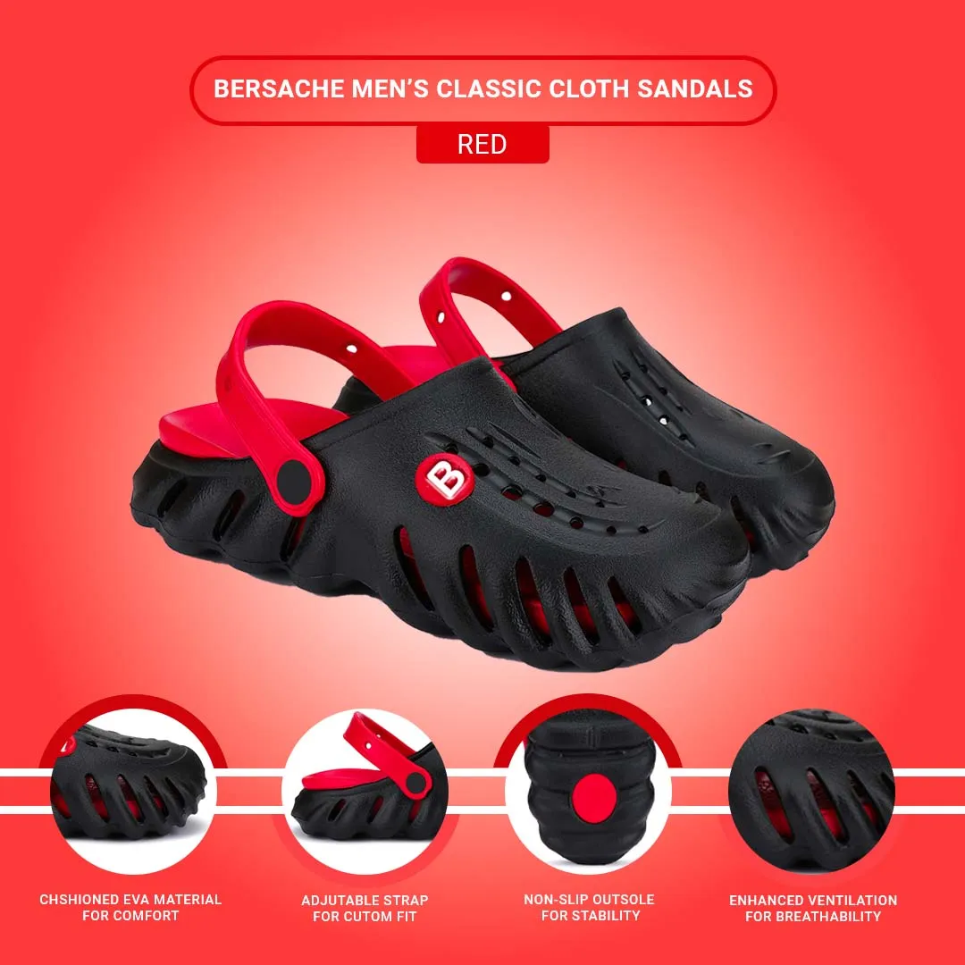 Unicorn From Despicable Me Slippers Bersache Extra Soft Classic Casual with  Regular wear with Ultra Soft & Flexibility Technology Clogs for Men's & Boy's- 6006- Red