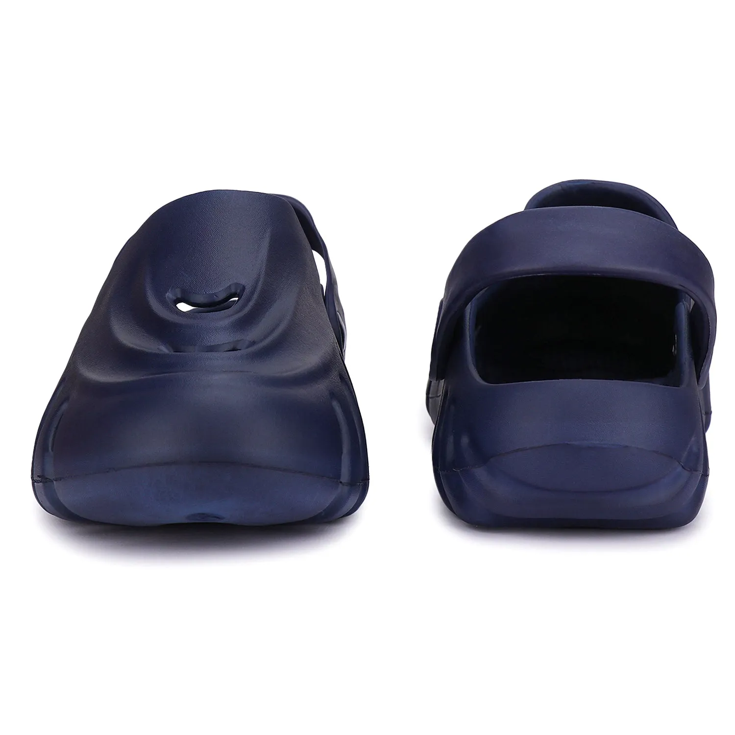 Bersache Extra Soft Classic Casual with  Regular wear with Ultra Soft & Flexibility Technology Clogs for Men's & Boy's- 6008- Blue Heel Platform Sandals