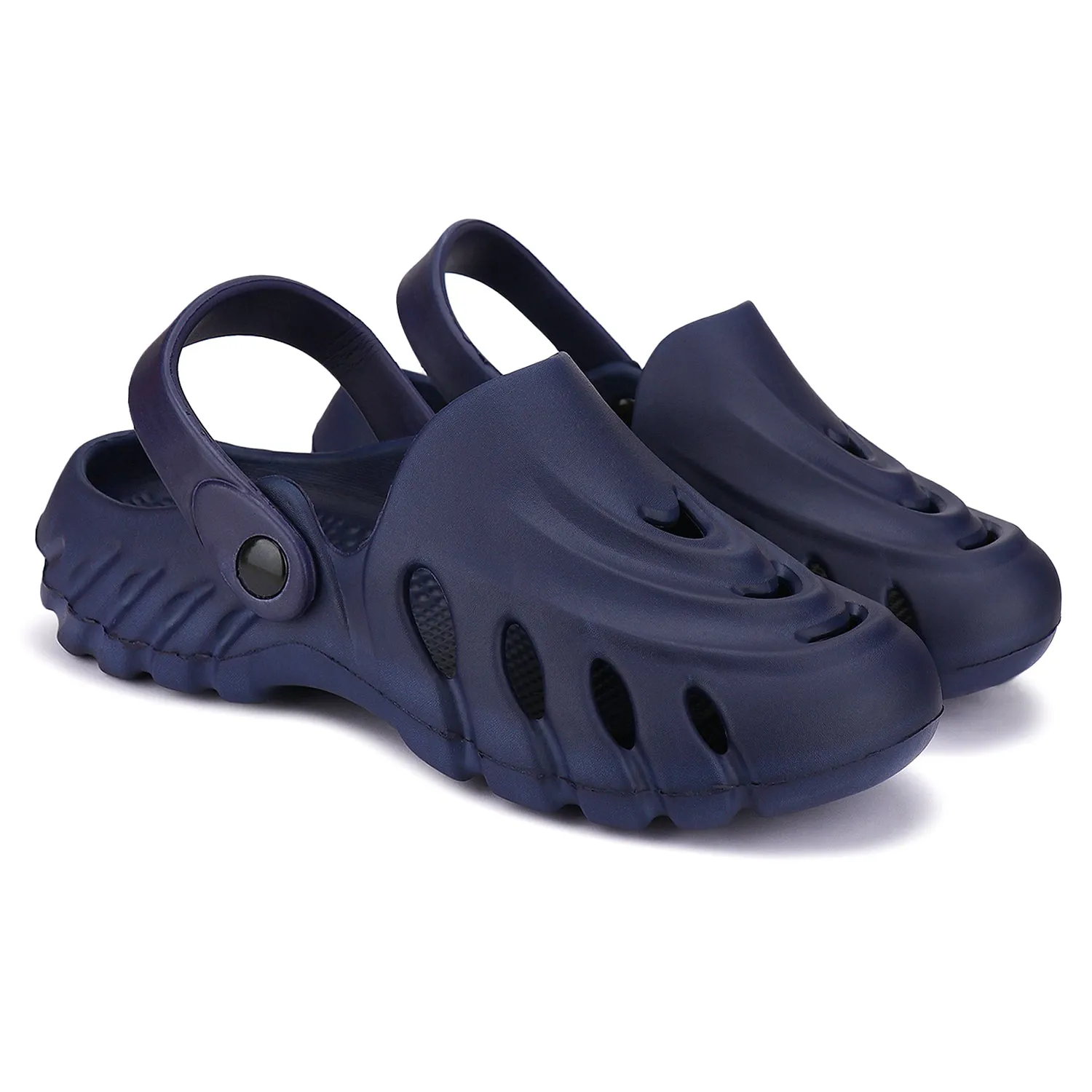 Sparkle Steve Sandals Bersache Extra Soft Classic Casual with  Regular wear with Ultra Soft & Flexibility Technology Clogs for Men's & Boy's- 6008- Blue