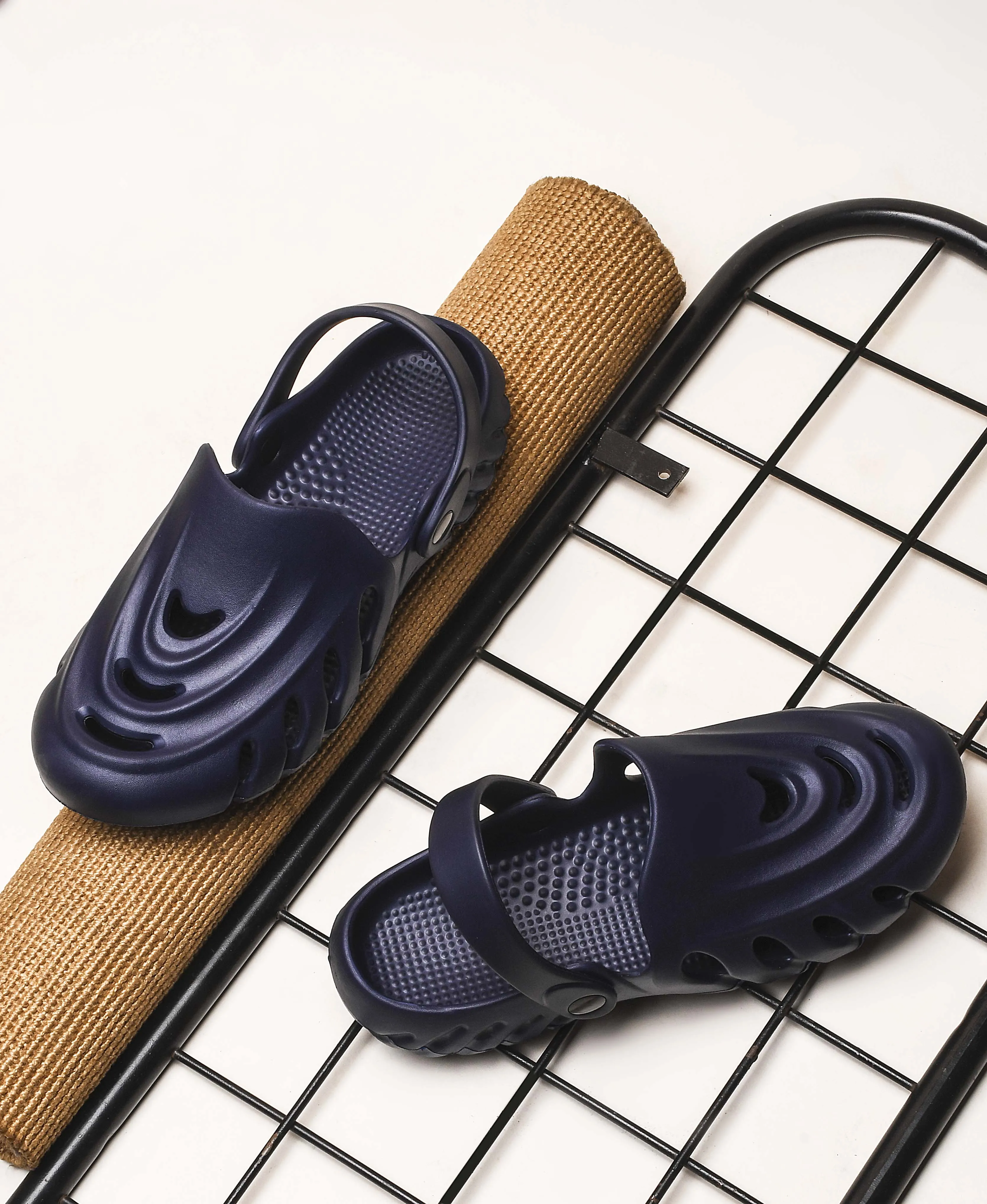 Wedge Heel Gladiator Sandals Bersache Extra Soft Classic Casual with  Regular wear with Ultra Soft & Flexibility Technology Clogs for Men's & Boy's- 6008- Blue