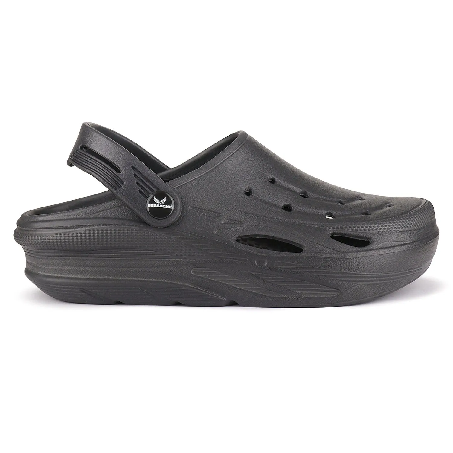 Feathery Slippers Bersache Extra Soft Classic Casual with  Regular wear with Ultra Soft & Flexibility Technology Clogs for Men's & Boy's 6070-dark Gray