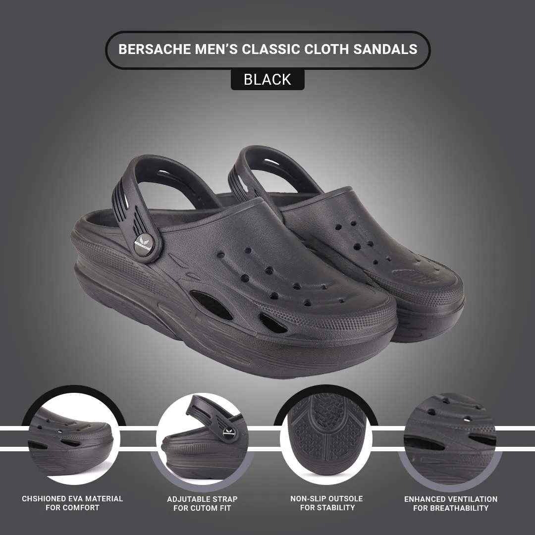 Buc Ee's Slippers Bersache Extra Soft Classic Casual with  Regular wear with Ultra Soft & Flexibility Technology Clogs for Men's & Boy's 6070-dark Gray