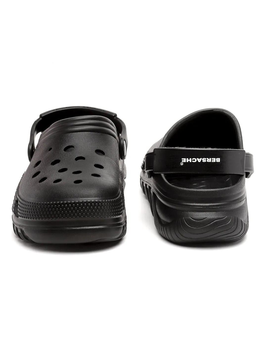 Bersache Extra Soft Classic Casual with  Regular wear with Ultra Soft & Flexibility Technology Flip Flop for Men's & Boy's (6094-Black) Arch Support Slides