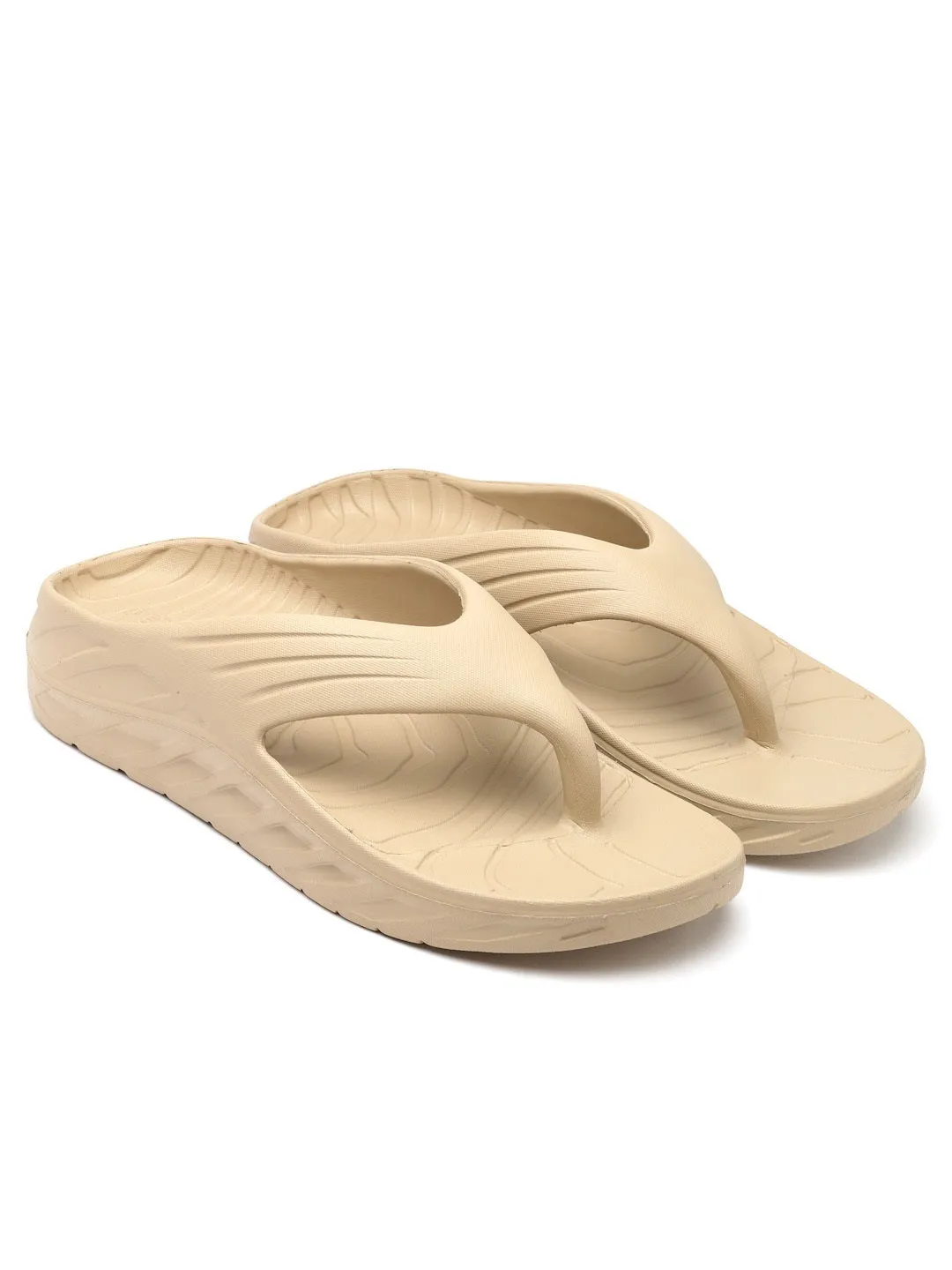 Bersache Extra Soft Classic Casual with  Regular wear with Ultra Soft & Flexibility Technology Flip Flop for Men's & Boy's (6095-Beige) Nama Sandals