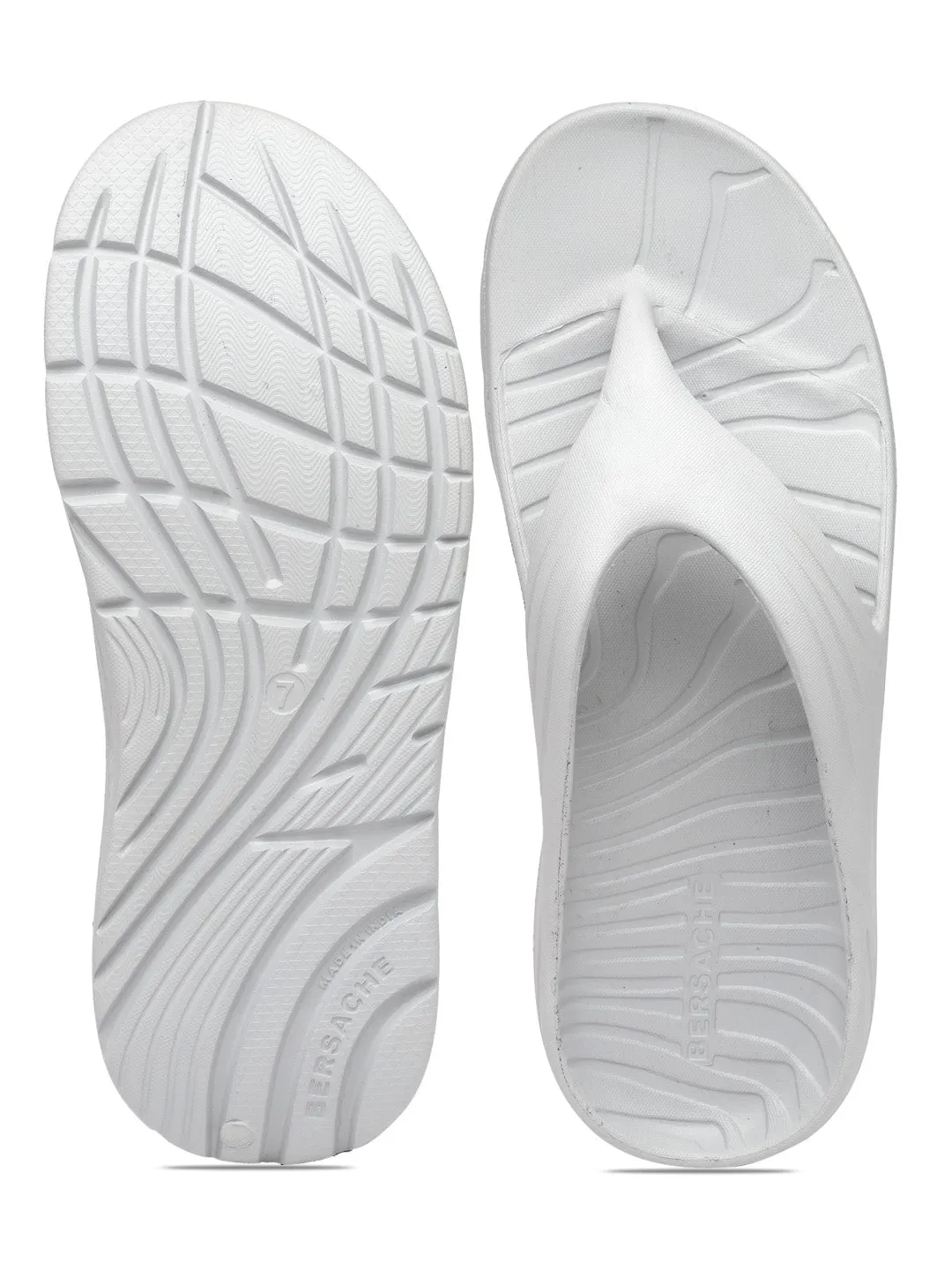 Bersache Extra Soft Classic Casual with  Regular wear with Ultra Soft & Flexibility Technology Flip Flop for Men's & Boy's (6096-Grey) Kookaburra Slippers