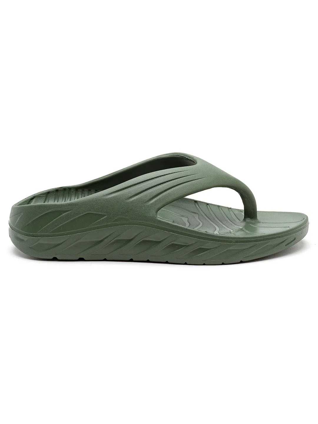Bersache Extra Soft Classic Casual with  Regular wear with Ultra Soft & Flexibility Technology Flip Flop for Men's & Boy's (6099-Green) Totes Slippers