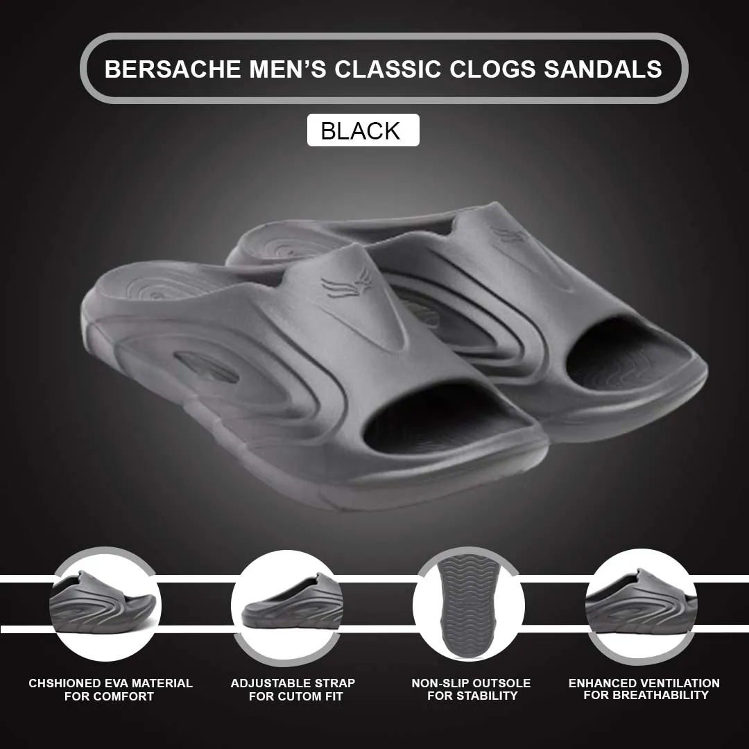 Bersache Extra Soft Classic Casual with  Regular wear with Ultra Soft & Flexibility Technology Flip Flop for Men's & Boy's (6117-Dark Grey) Fluffy Slippers Animal