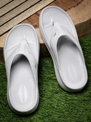 Fur For Slippers Bersache Extra Soft Classic Casual with  Regular wear with Ultra Soft & Flexibility Technology Flip Flop for Men's & Boy's (6120-White)