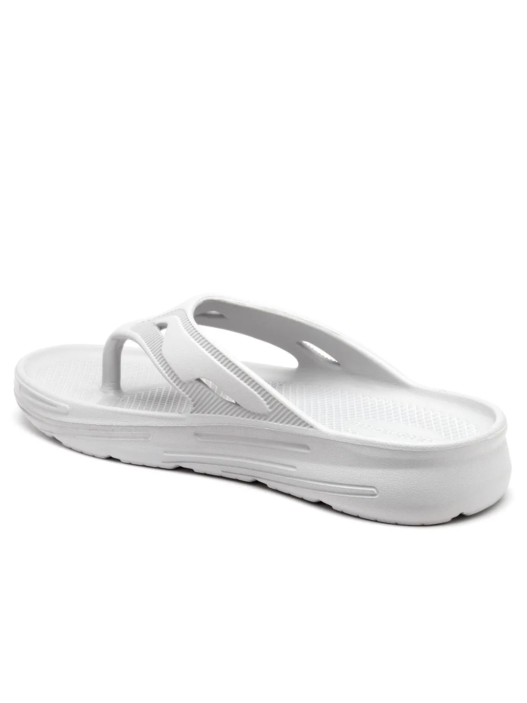 Eva Slides Bersache Extra Soft Classic Casual with  Regular wear with Ultra Soft & Flexibility Technology Flip Flop for Men's & Boy's (6120-White)