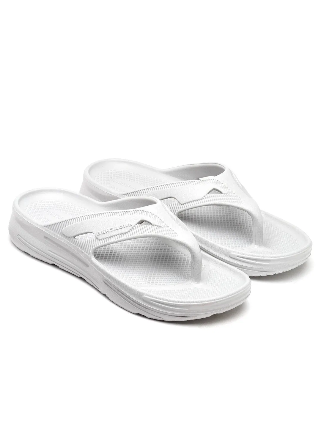 Boutique Slippers Bersache Extra Soft Classic Casual with  Regular wear with Ultra Soft & Flexibility Technology Flip Flop for Men's & Boy's (6120-White)