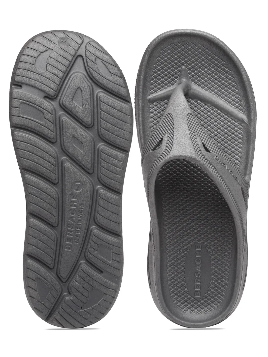 Cute Slippers Near Me Bersache Extra Soft Classic Casual with  Regular wear with Ultra Soft & Flexibility Technology Flip Flop for Men's & Boy's (6122-Grey)