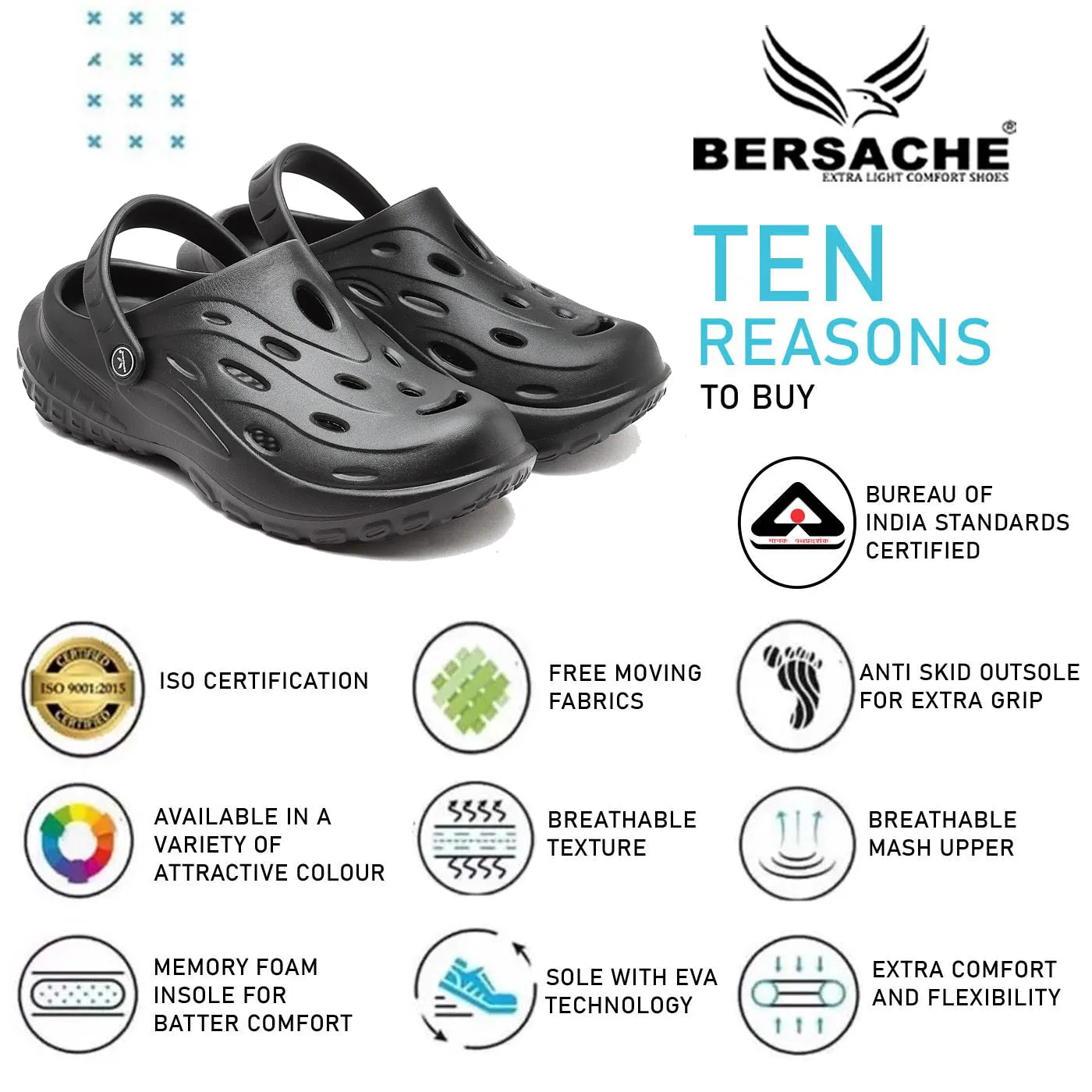 Bersache Extra Soft Classic Casual with  Regular wear with Ultra Soft & Flexibility Technology Flip Flop for Men's & Boy's (6126-Black) Aerosoles Slippers