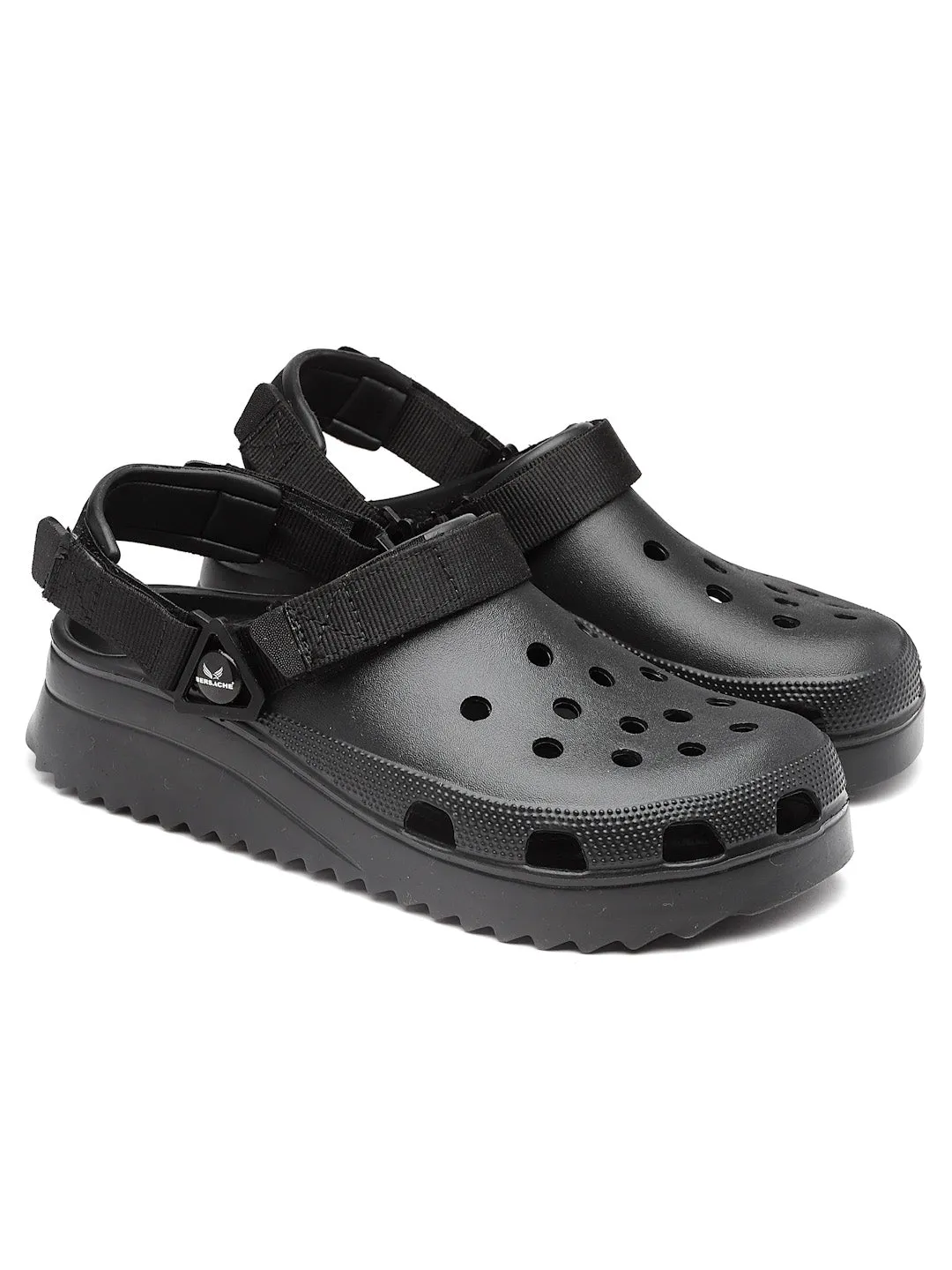 Crocs House Slippers Bersache Extra Soft Classic Casual with  Regular wear with Ultra Soft & Flexibility Technology Flip Flop for Men's & Boy's (6137-Black)