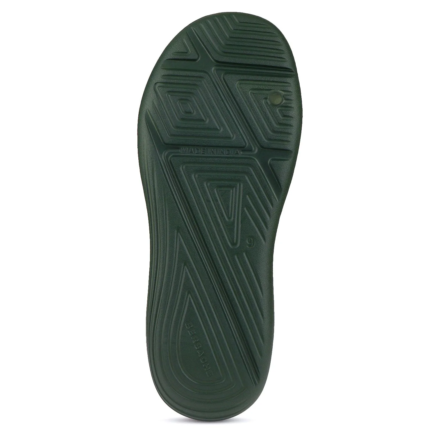 Bersache Extra Soft Classic Casual with  Regular wear with Ultra Soft & Flexibility Technology Flip Flop for Men's & Boy's (6146-Green) Barefoot Shoes Slippers