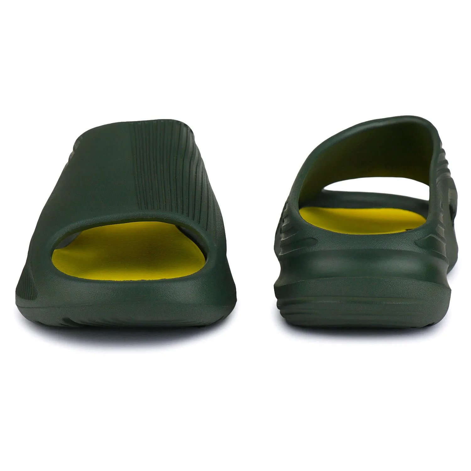 Bersache Extra Soft Classic Casual with  Regular wear with Ultra Soft & Flexibility Technology Flip Flop for Men's & Boy's (6146-Green) Raccoon Slippers