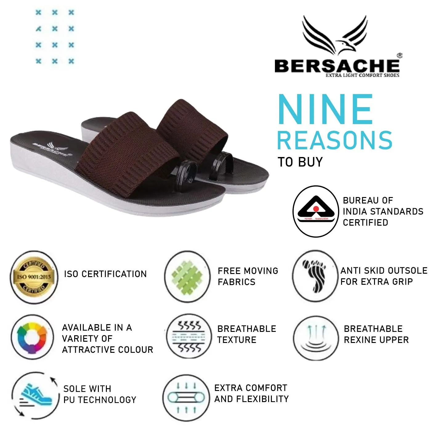 Bersache Extra Soft Classic Casual with  Regular wear with Ultra Soft & Flexibility Technology Flip Flop For Women's/Girl's-(6152-Brown) House Slippers