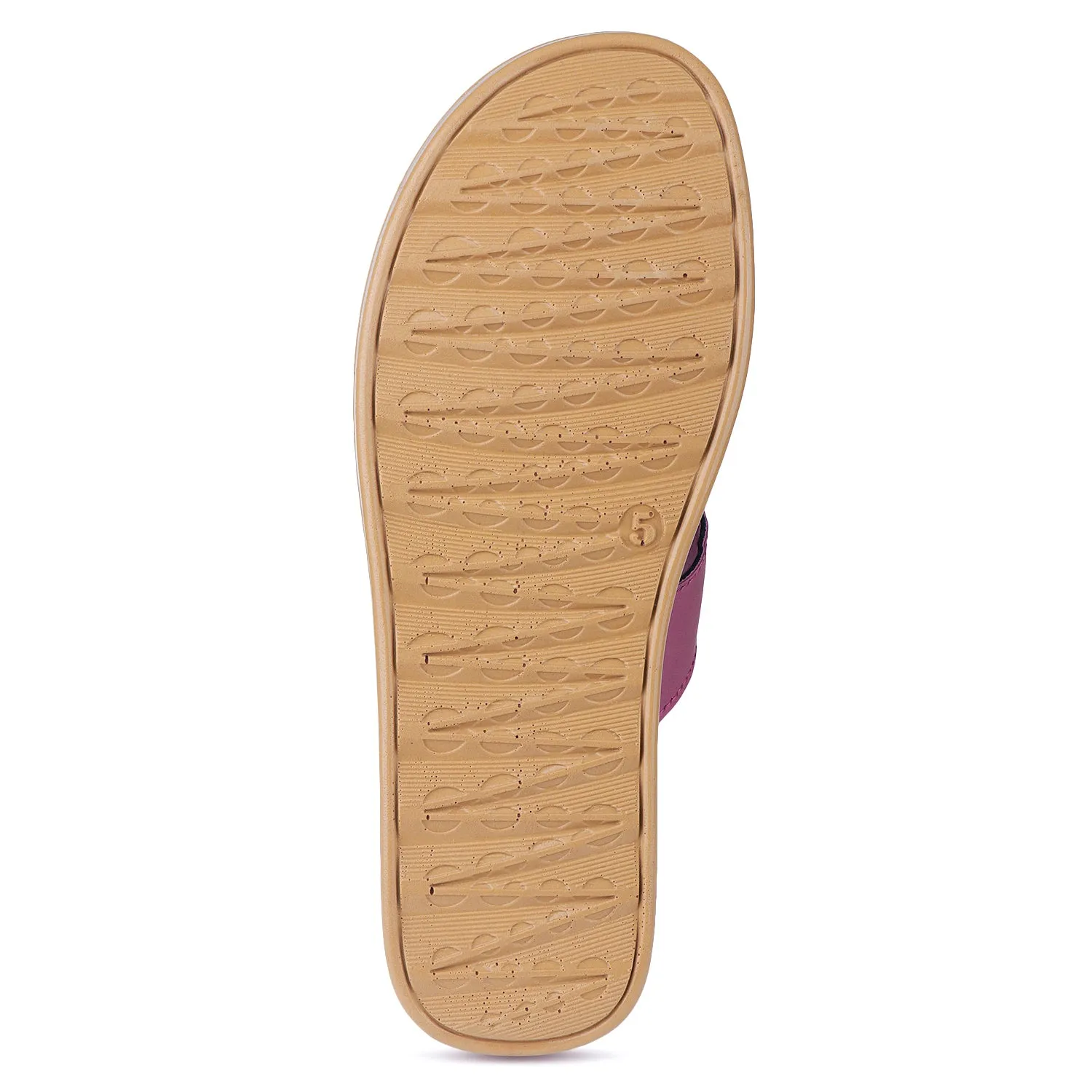 Bersache Extra Soft Classic Casual with  Regular wear with Ultra Soft & Flexibility Technology Flip Flop For Women's/Girl's-(6159-Pink) Best Wool Slippers With Arch Support